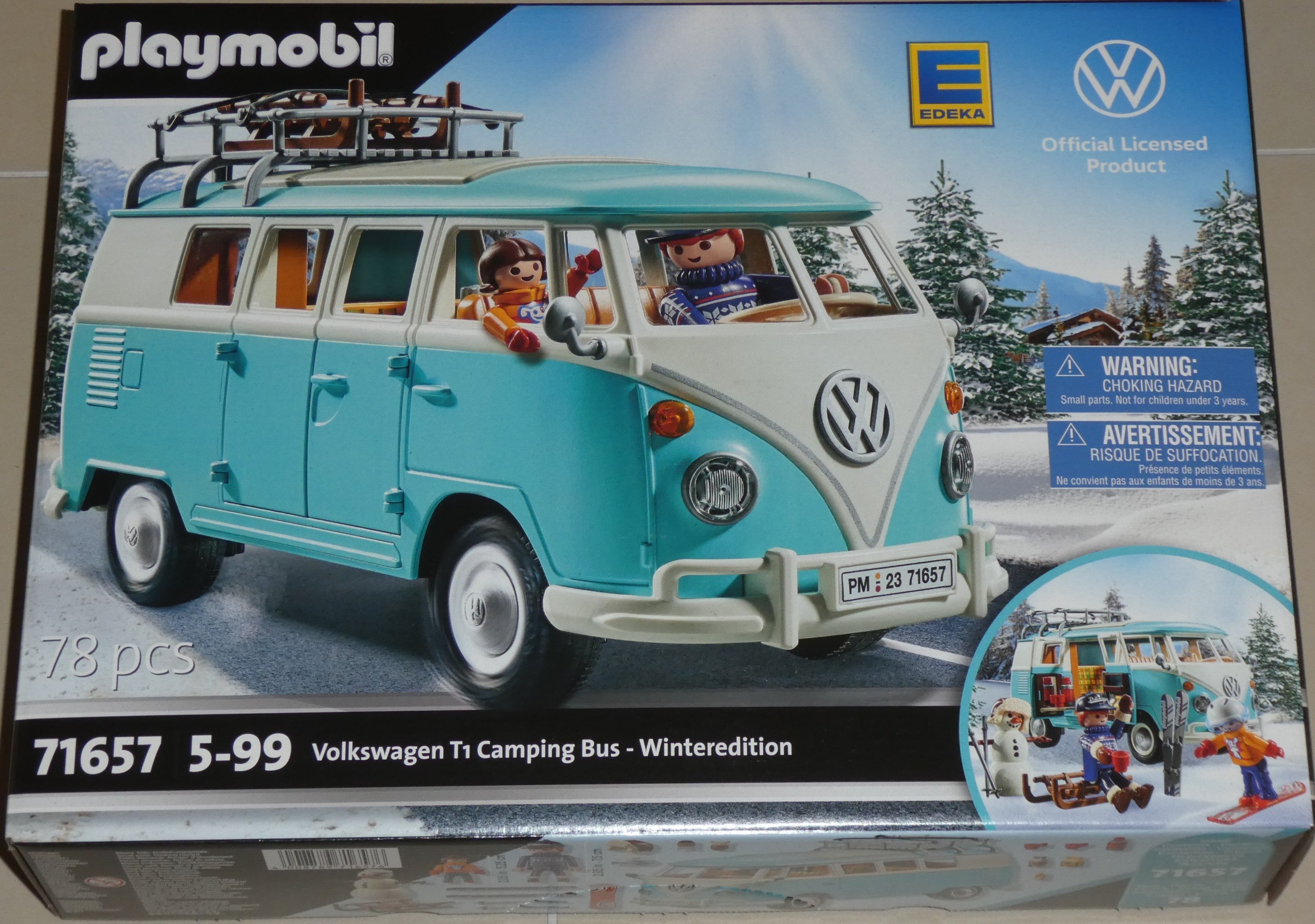 Playmobil Volkswagen 71657 pas cher, Volkswagen T1 Camping Bus