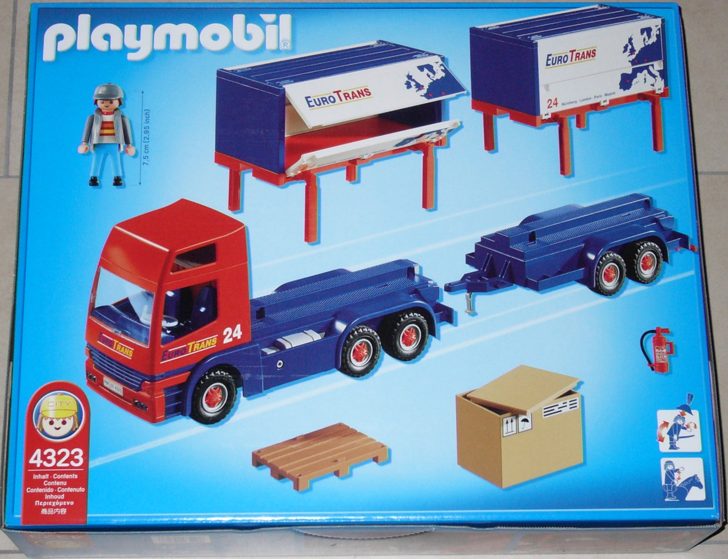 Playmobil 4323 LKW mit Anhänger