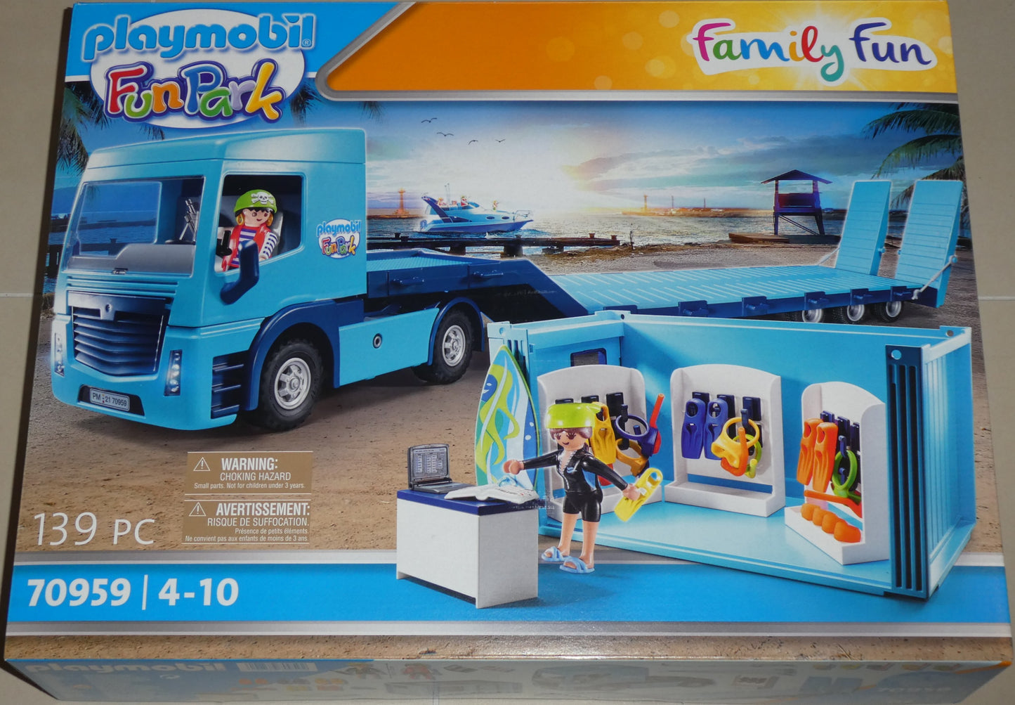 Playmobil 70959 Tieflader mit Container