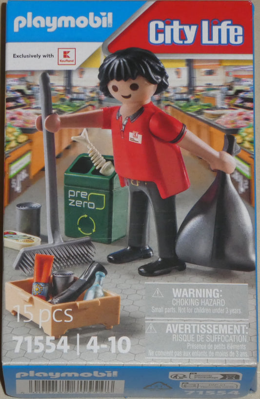 Playmobil 71554 Kaufland Müllmann