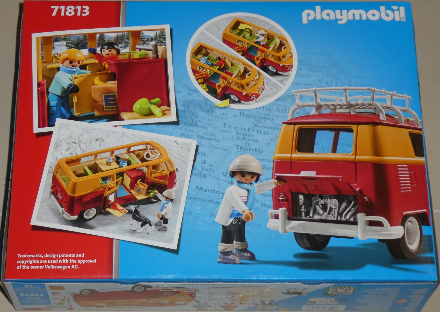 Playmobil 71813 Volkswagen T1 Camping Bus - EDEKA Winteredition II