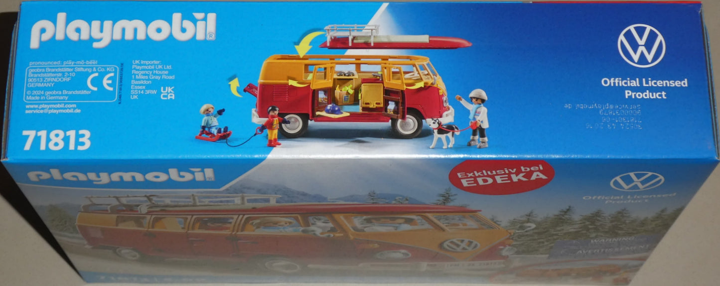 Playmobil 71813 Volkswagen T1 Camping Bus - EDEKA Winteredition II