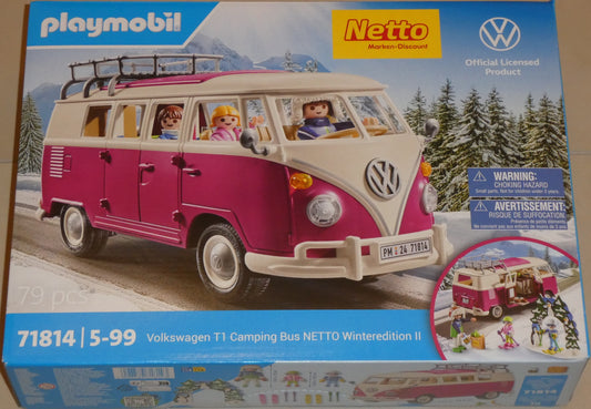 Playmobil 71814 Volkswagen T1 Camping Bus - Netto Winteredition II