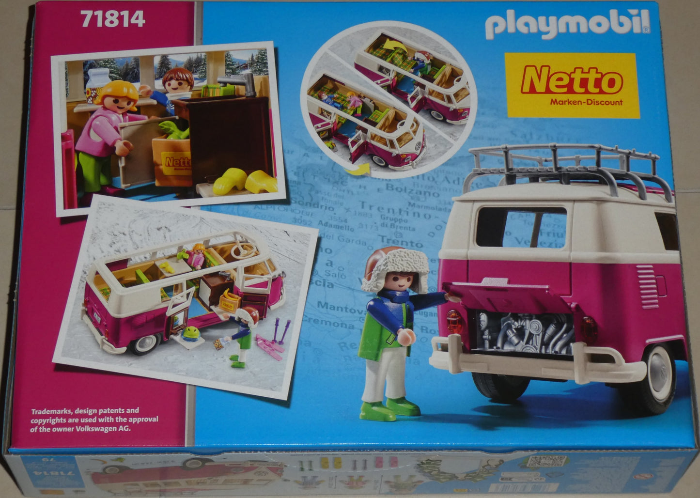 Playmobil 71814 Volkswagen T1 Camping Bus - Netto Winteredition II