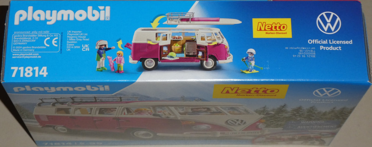 Playmobil 71814 Volkswagen T1 Camping Bus - Netto Winteredition II